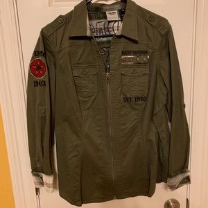 Harley Davidson army shirt
